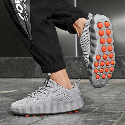 Brand Men Casual Shoes Thick Sole Soft Fashion Sneakers Summer Breathable Male Walking Shoes Zapatillas Hombre 88217 Mens Shoes