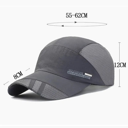 The New Spring Sun Hat Outdoor Travel Baseball Cap Sports Breathable Hat Screening Speed Dry Hat