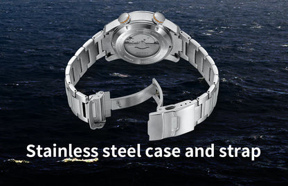 BERNY Automatic Dive Watch for Men Super Luminous 20ATM Diver Wristwatch Original Top Sapphire Swim Sport Mechanical Male Watch