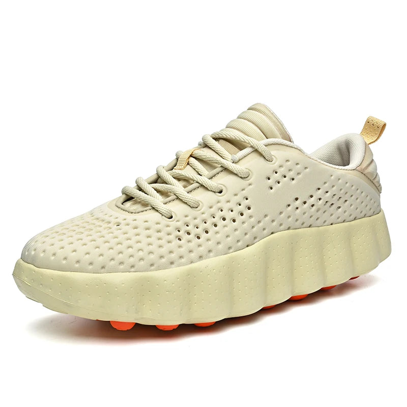 Brand Men Casual Shoes Thick Sole Soft Fashion Sneakers Summer Breathable Male Walking Shoes Zapatillas Hombre 88217 Mens Shoes