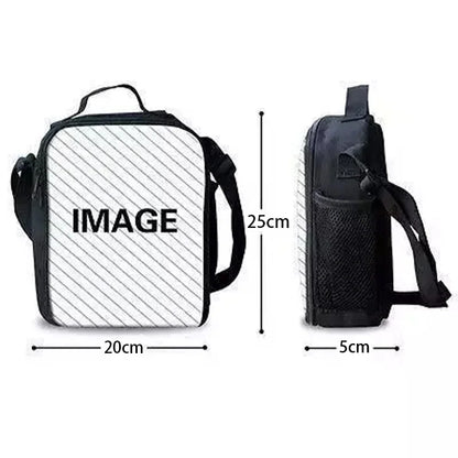 Hot Game FortniteS Child Insulated Large Capacity Bag for Boy and Girl Student Outdoor Picnic Resuable Thermal Cooler Lunch Box