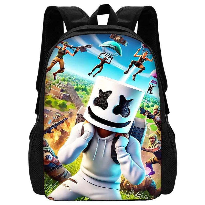 Hot Game Shooting Fortnites Kids Backpacks Boys and Girls Student Birthday Gift Child School Bag Unisex Camping Durable Rucksack