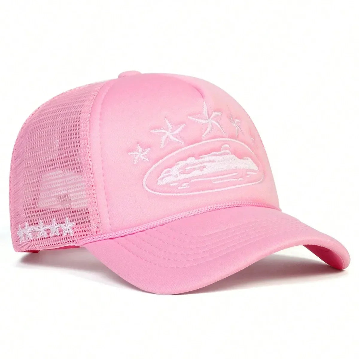 Unisex Men Women Cap Pentagram Embroidery Baseball Net Caps Spring Summer Outdoor Adjustable Casual Hats Sunscreen Hat