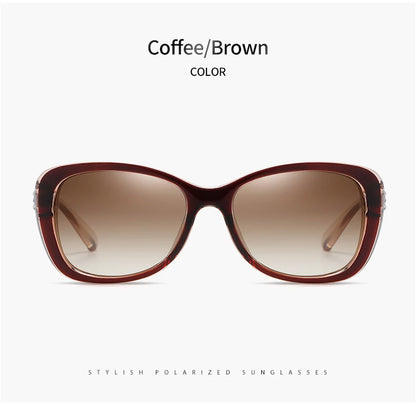 New Luxury Brand Diamond Gradient lens Sunglasses Women Polarized Glasses Driving Anti-glare Sun Glasses oculos de sol feminino