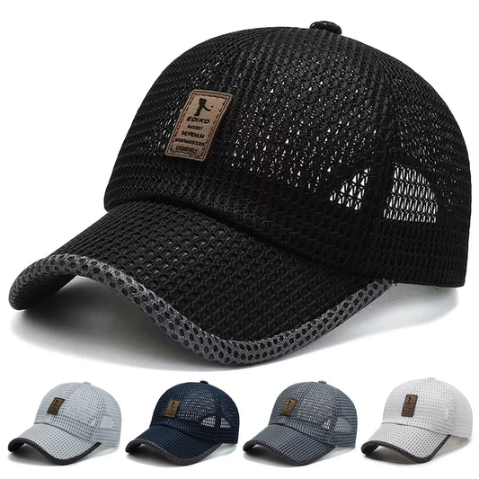 Unisex Label Mesh Breathable Baseball Caps Spring and Summer Outdoor Adjustable Casual Hats Sunscreen Hat Sports Cap