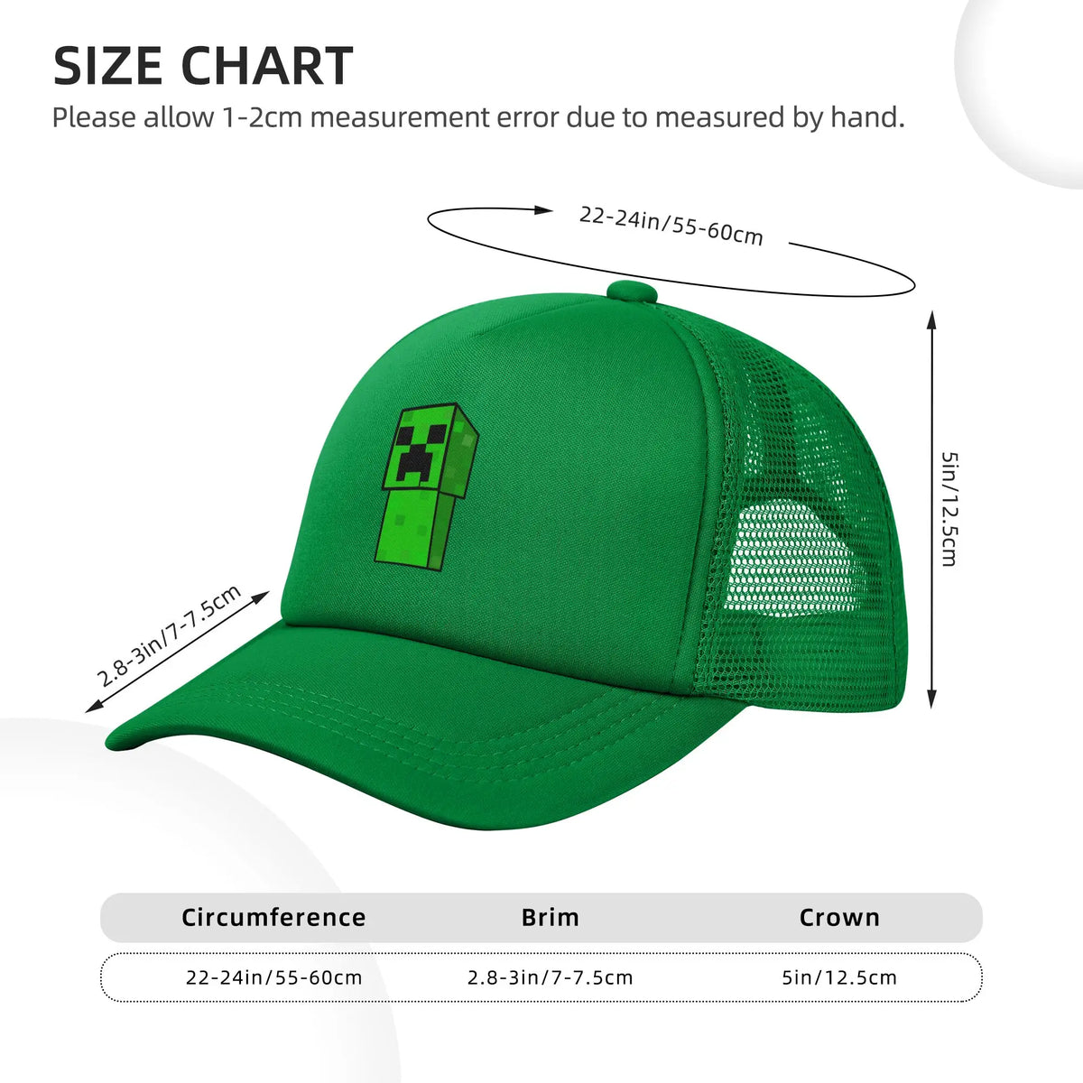 Șepci unisex Creepers cu autocolant, șepci de camionagiu, șepci de baseball din plasă, șepci Snapback, pălării, pălării de soare, pălării de golf respirabile, pălării de vară