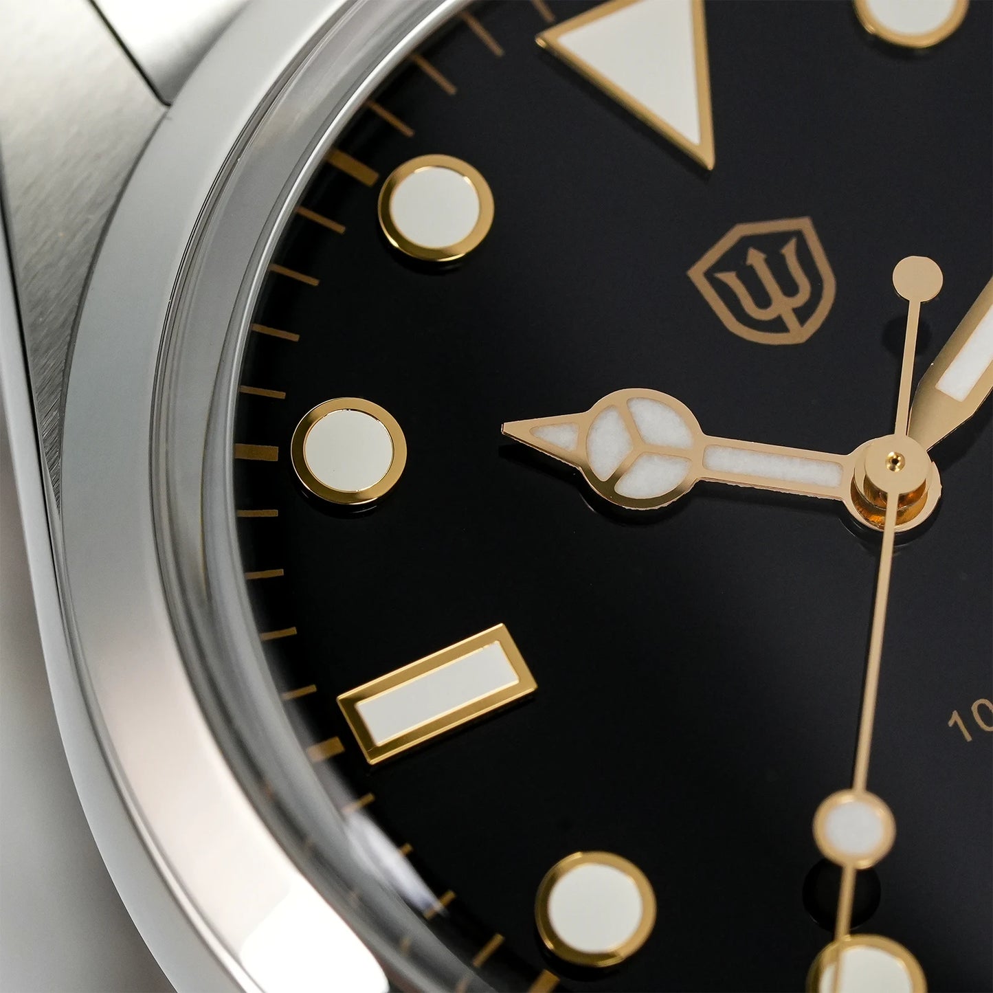 Relógio Watchdives WD1016 V3 37mm com movimento VH31 Sweep em aço inoxidável, safira de luxo, impermeável 100m, relógio para homem com caixa de oferta