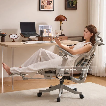 S950 Ergonomic Office Chair Adjustable Computer Chair, Gaming Chair with Lumbar Support, Comfortable Study Chair for Home Office & Work