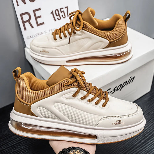 Ténis casuais para homem, ténis de luxo, ténis de corrida respiráveis, mocassins de moda para homem.