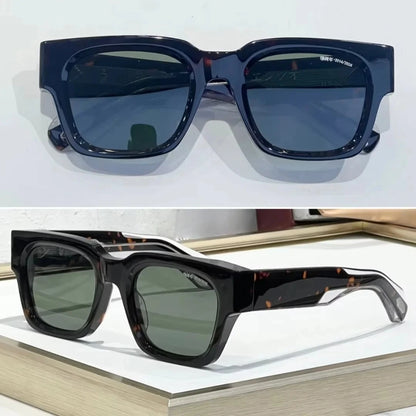 ENZO EPOXY 10th Anniversary Edition Large 51 Size Frame Red Turtle Shell Green Handcrafted Japanese Sunglasses
