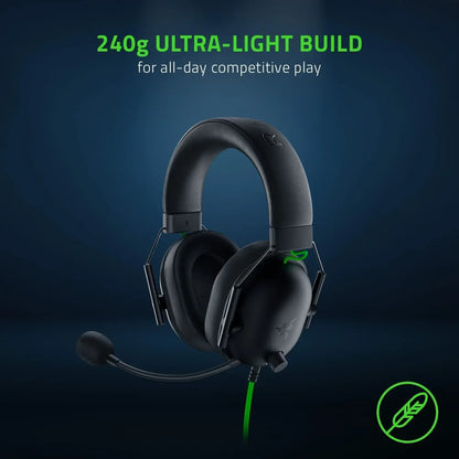 Razer BlackShark V2 X Wired Esports Headset with 7.1 Surround Sound, HyperClear Cardioid Mic & Advanced Passive Noise Cancellation Gaming Headset