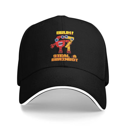 67 Six Seven 6-7 Baseballkeps Populär Steal Brainrot Gaming Meme Sandwich Caps Män Kvinnor Andningsbar Dad Hat Utomhus