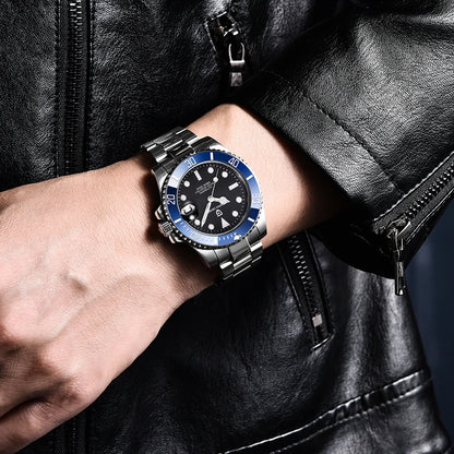 PAGANI DESIGN Men's Automatic Mechanical Watch PD1661 8215 Dive Stainless Steel Waterproof Clock Sapphire Reloj Hombre