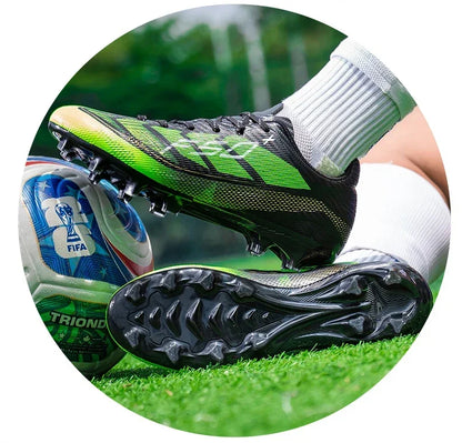 Nouvelles chaussures de football pour hommes, chaussures de sport d'extérieur, chaussures de match professionnelles, baskets antidérapantes, chaussures de football d'entraînement, chaussures ultralégères unisexes
