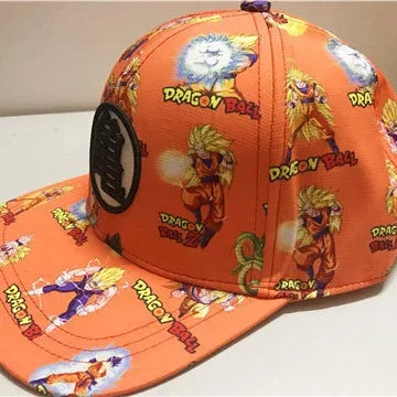 Dragon Ball Son Goku Baseball Cap Anime Snapback Hat Cartoon Character Vegeta Student Baseball Cap Gift Toy for Children