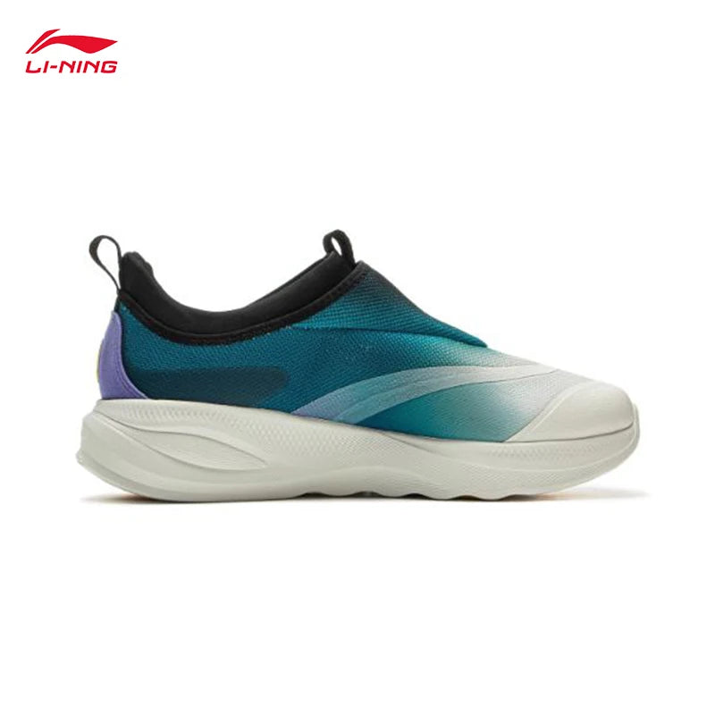 LI-NING SOFT GO 2 Sapatilhas de Caminhada para Homem Slip-on, Macias, com Calcanhar Espesso, Confortáveis, Resistentes, Desportivas e Casuais AGLV005