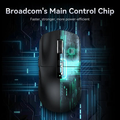 Attack Shark X6 Lightweight Wireless Gaming Mouse with 3 Mode Up to 26K DPI RGB Backlight Charging Base for Laptop Desktop