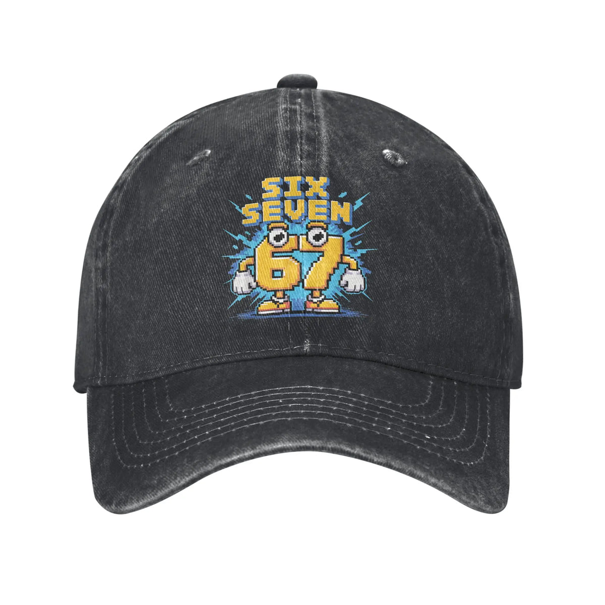 67 Meme Brainrot Six Seven Kids Gaming Gen Alpha Șapcă de baseball casual pentru bărbați, model Trucker, design en gros, șapcă Snapback pentru activități în aer liber
