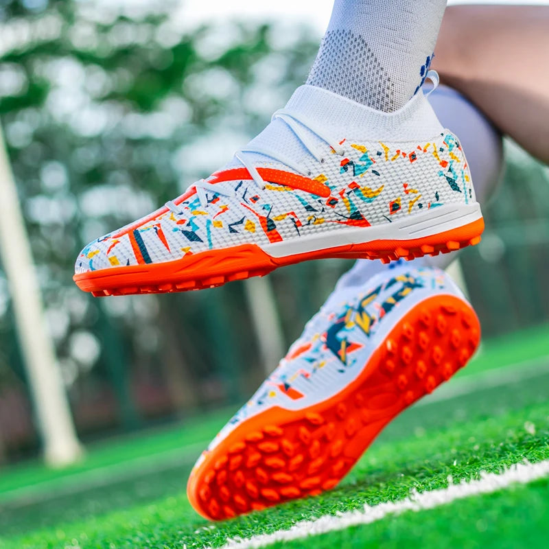 Turf voetbalschoenen Professionele voetbalschoenen voor heren Ademende mesh Jeugdvoetbalschoenen Antislip herensneakers Society Chuteira
