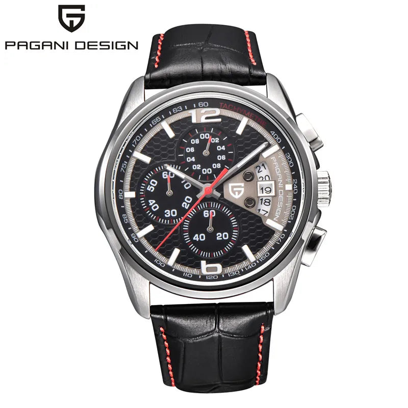 PAGANI DESIGN Chronograph-Stoppuhr für Herren, Quarz, Multifunktion, Militär-Pilotenstil, Relógios Masculino, Reloj Hombre, Montre Homme