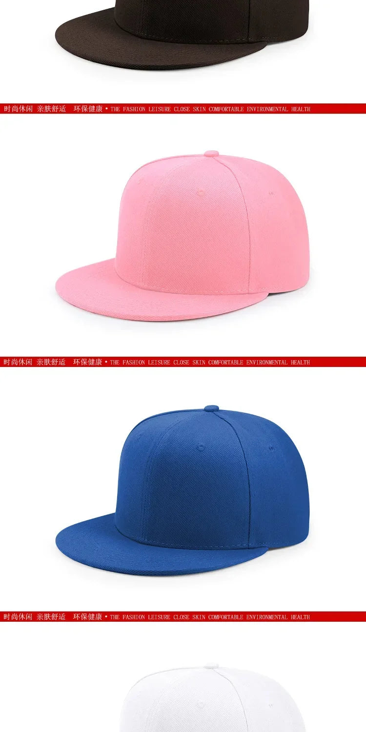 Big Bone Man Cappellini da baseball taglie forti per adulti con visiera piatta, cappellini hip hop aderenti per uomo e donna, cappellini grandi, cappellini snapback, taglie da 6 3/4 a 8