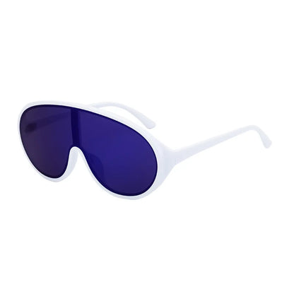 Trendy Oversized One Piece Sunglasses Women Men 2026 Luxury Brand Designer Sun Glasses Fashion Shield Shades Big Frame Eyewear