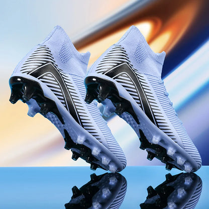 Nouvelles chaussures de football professionnelles pour hommes, chaussures de football antidérapantes, unisexes, respirantes, chaussures de futsal, nouvelles chaussures à crampons, livraison directe, ultralégères