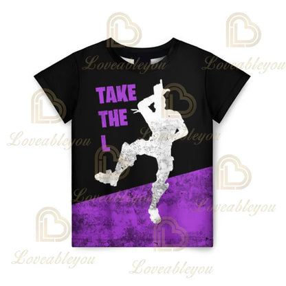 Battle Royale T-shirt Fortnite T-shirt Victory Cartoon Tops Teen Clothes Kids Hero Game Fortress Night 3D Boys Girls T-shirt