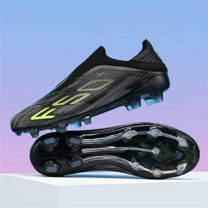 Nouvelles chaussures de football pour hommes, crampons antidérapants pour terrain en herbe, chaussures de football montantes de haute qualité, baskets de futsal, chaussures d'intérieur, chaussures d'extérieur, meilleures