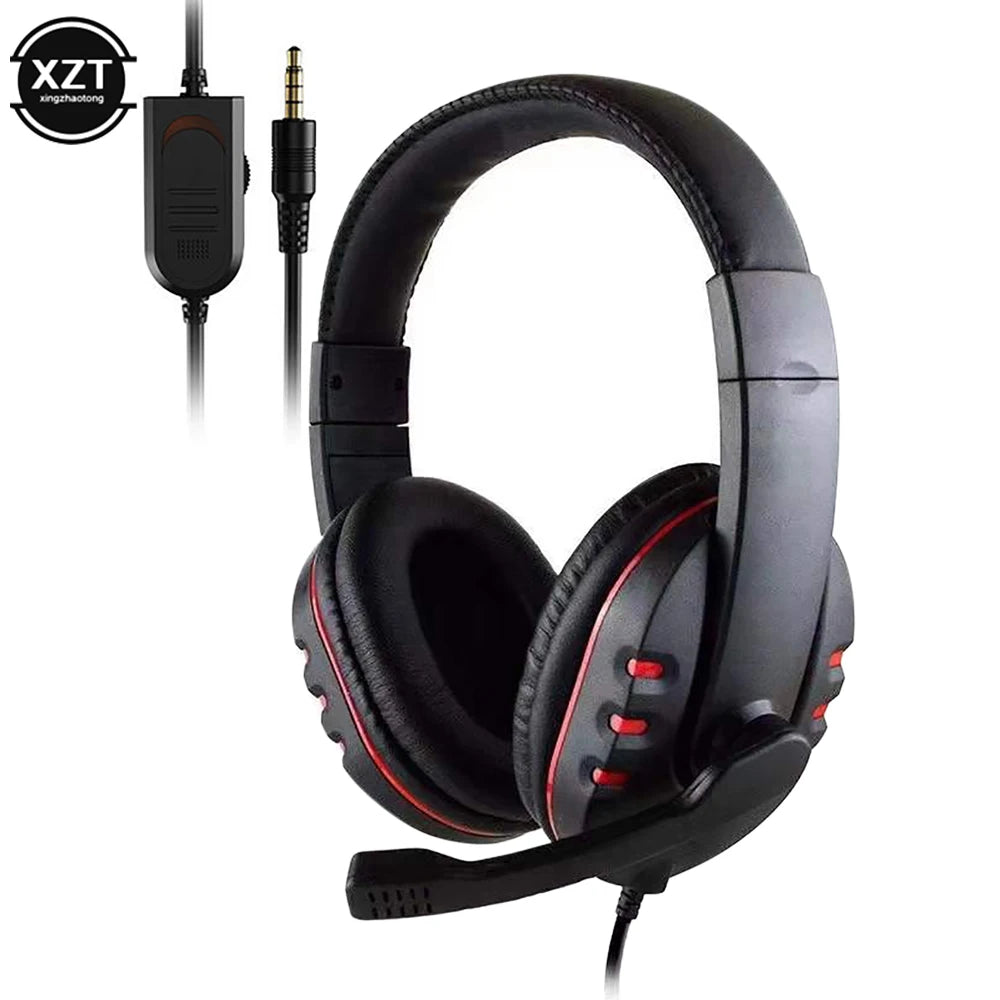 Wired Gaming Headset with Microphone Noise Cancelling Headphones for PC PS5 PS4 Xbox Nintendo Switch