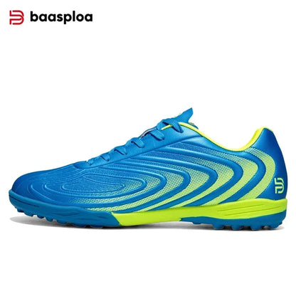 Chuteiras de futebol profissional para homem Baasploa, em pele leve, antiderrapantes para exterior e treino desportivo em campo