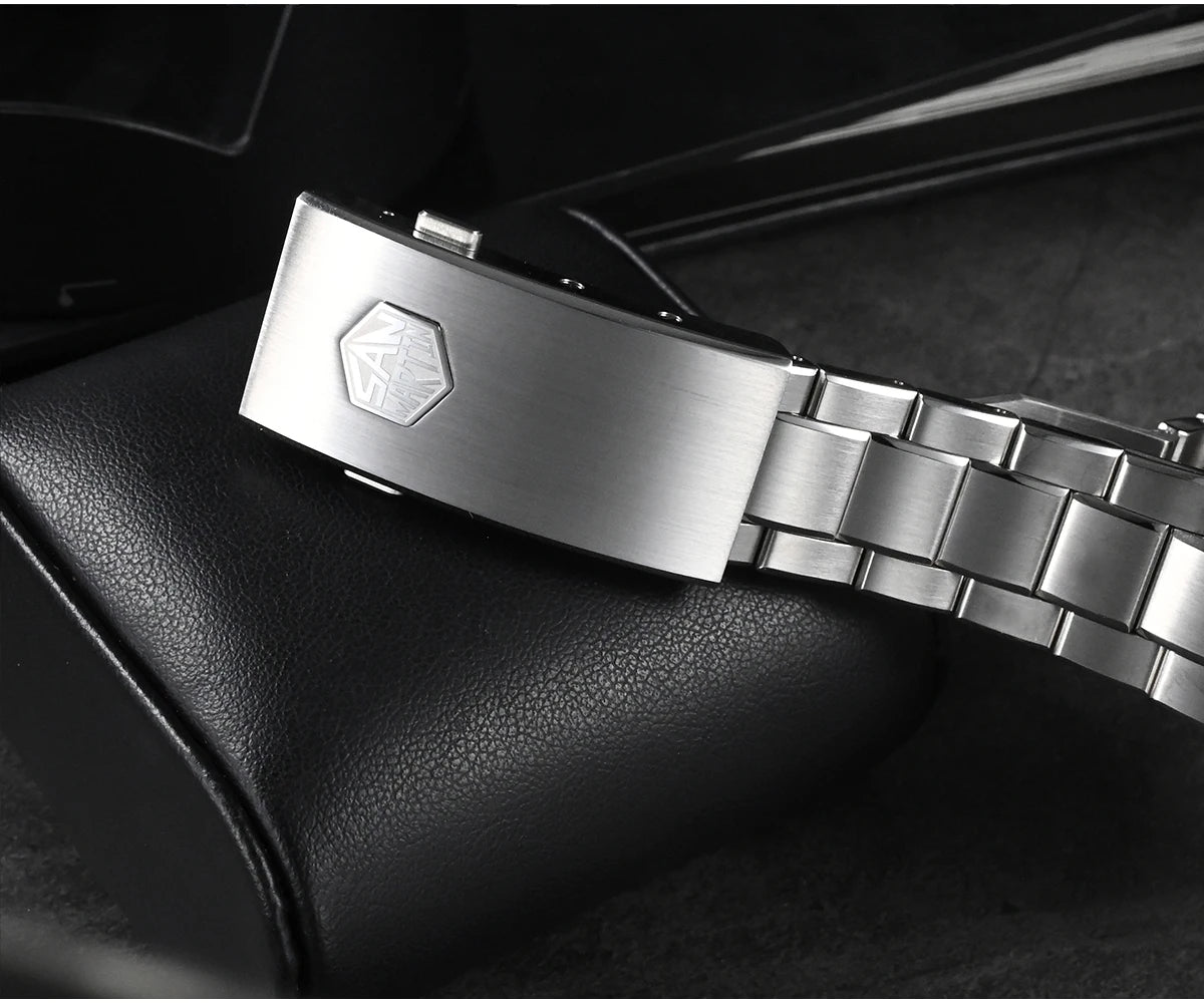 San Martin New 40-44mm Luxury Men's Diver Watch Classic High Quality NH35 YN55 Automatic Mechanical Sapphire BGW-X1 20Bar SN0009
