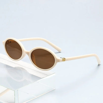 Small Fashion Oval Leopard Sunglasses Women Lovely Ins No Makeup Anti Blue Light Glasses Cute Decorative Computer Glasses 선글라