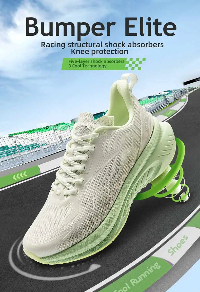 Onemix New Original - Scarpe sportive da running da uomo, ammortizzanti, morbide, leggere, in mesh traspirante, antiscivolo, sneakers con cushioning