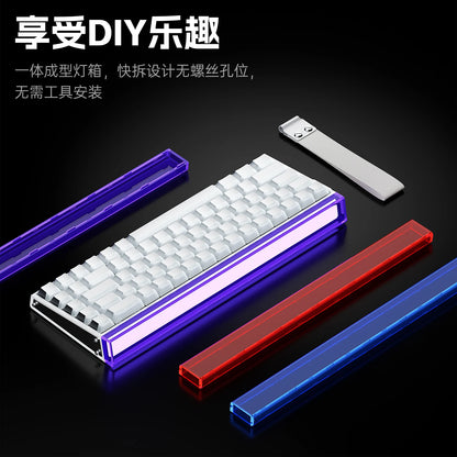 Nuevo AULA HERO 68HE/ULTRA Kits sticker: teclado gaming con interruptores magnéticos y accesorios para teclado mecánico personalizado con cable para e-sport