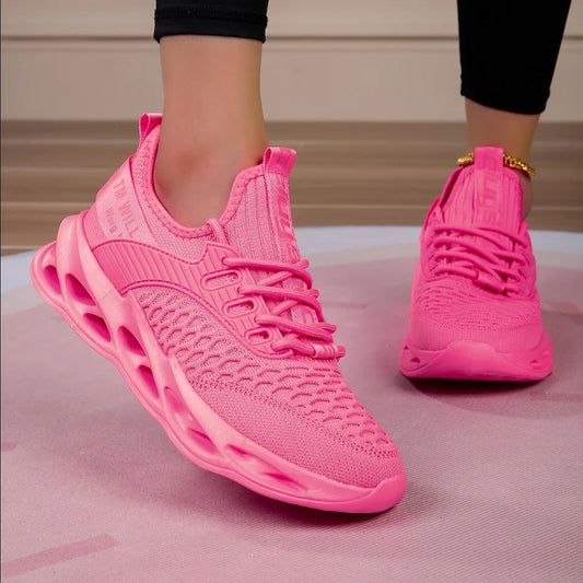 Sneakers casual rosa da donna e da uomo Blade Shoes taglie grandi 46 Scarpe da corsa leggere e traspiranti da uomo Sneakers sportive in rete