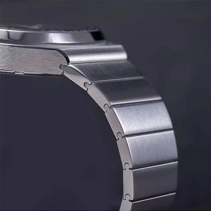 Hruodland New 2025 New 0S00 Retro Men's Quartz Chronograph Sapphire Stainless Steel Waterproof 5Bar Luminous C3 Men's Watch