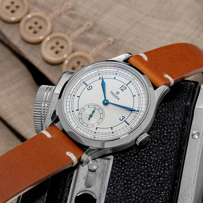 Thorn T001 Quartz Watch Fashion Sapphire Waterproof Grilled Men Watch VD78 Movement 316L Stainless Steel Business Luxurys Watch