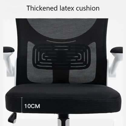 Nova cadeira de computador giratória em malha, confortável para casa, com elevação, ergonómica, para uso prolongado, dormitório, escritório, estudo e eSports