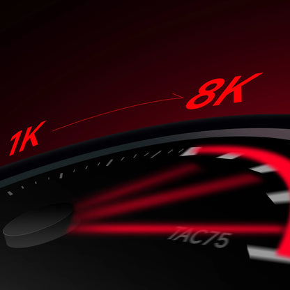 Teclado AKKO TAC75 HE con interruptores magnéticos, teclado gaming 75%, Rapid Trigger 0.005mm, 8K RGB, con cable, teclado personalizado para esports para gamers