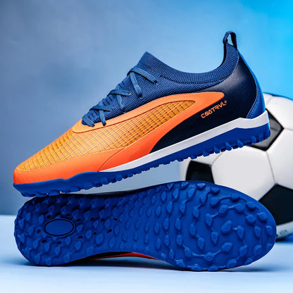 Nouvelles chaussures de football pour hommes, crampons longs pour adultes, chaussures de sport pour l'entraînement en extérieur, respirantes, antidérapantes, confortables pour les garçons, pour les matchs