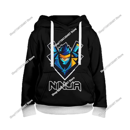 2025 New Fortnite 3D Printed Unisex Hoodie Casual Coat Game Peripheral Cosplay Children Clothing Gifts