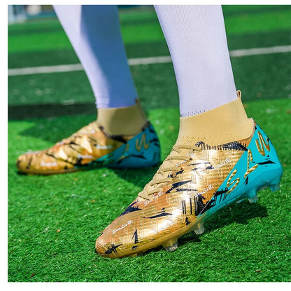 Chaussures de football professionnelles pour hommes, crampons de football FG ultralégers, baskets d'entraînement de football, chaussures de sport d'extérieur