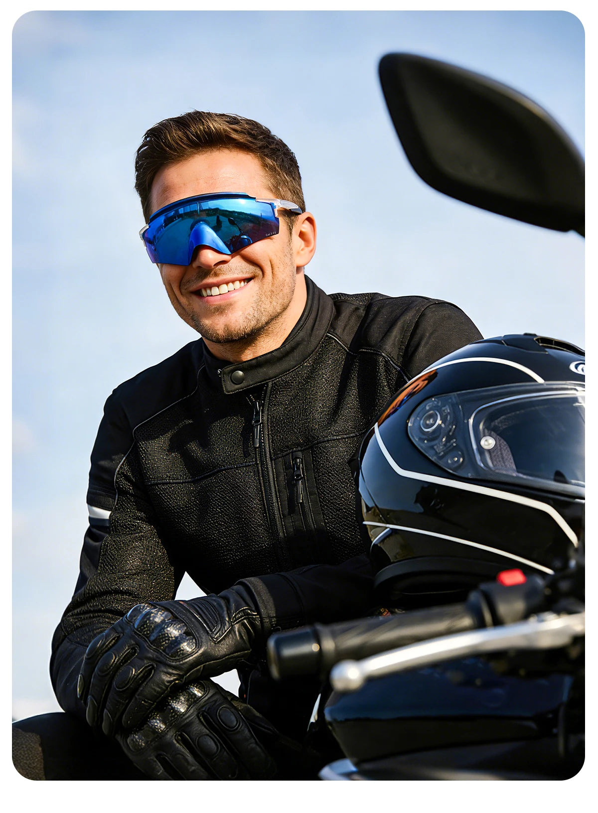 SCVCN Sunglasses for Men New Fashion Cycling Glasses UV400 Lenses Cycling Road Mountain Bike Glasses Women Casual Hiking 2026