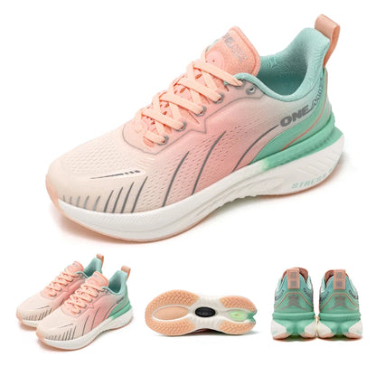ONEMIX blanc chaussures de course sur route pour hommes coussin d'air chaussures de Sport en plein Air hommes formateurs été chaussures de Jogging chaussures pour femmes