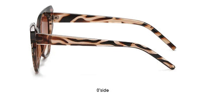 Fashion Cat Eye Sunglasses Women Vintage Sun Glasses Female Cateye Frame Mirror Retro Luxury Traveling Gradient Oculos De Sol