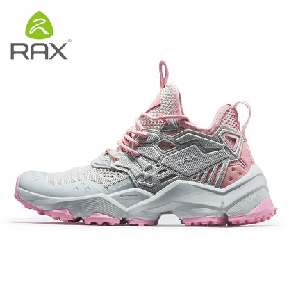 RAX hardloopschoenen voor mannen en vrouwen, outdoorsportschoenen, ademende, lichtgewicht sneakers, bovenwerk van Air Mesh, antislip buitenzool van natuurlijk rubber