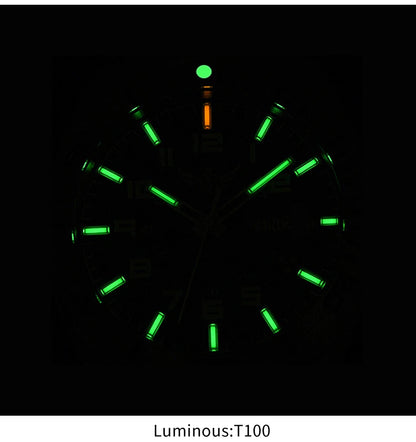 Yelang V1217 300m Diving Solar Watch Japan VS43 Swiss Super Luminous Water Ghost Waterproof Top Sapphire Aluminum Bezel Reloj