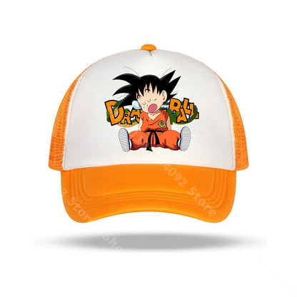 Dragon Ball-baseballkasketter med anime-figurer, solhat til børn og voksne, sommerhatte, åndbare, afslappede hatte, justerbare kasketter med skygge, gaver