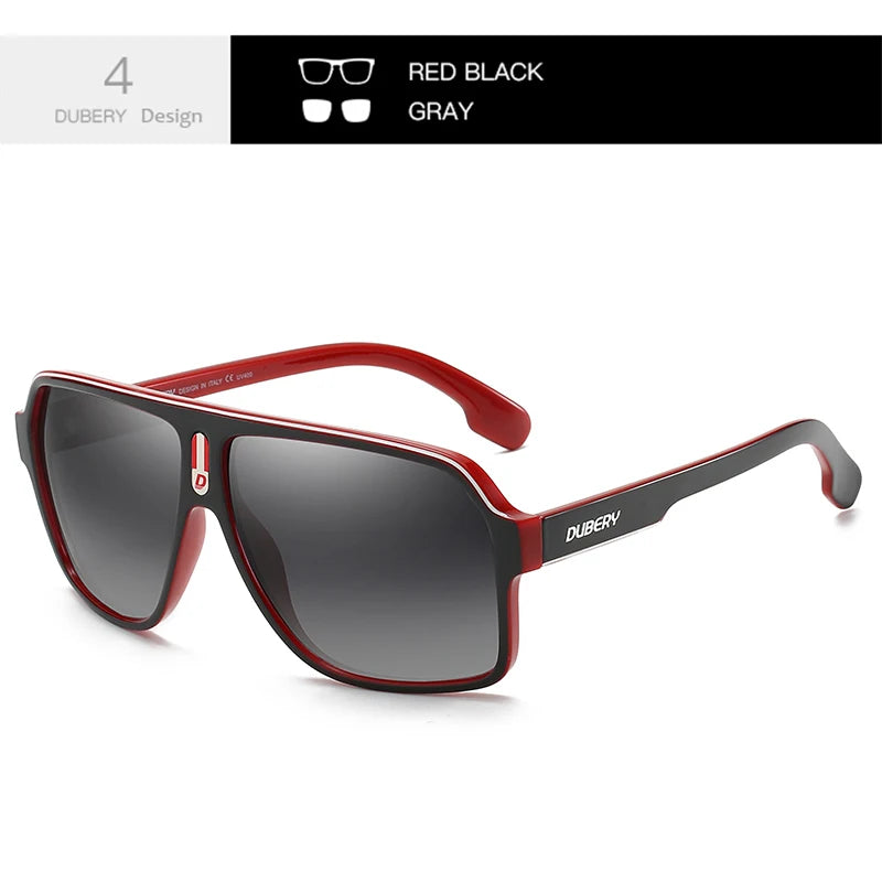 DUBERY Polarized UV400 Protection Sunglasses For Men And Women 7 Colors Model 103